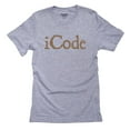 thumbnail image 1 of Simple iCode Software Developer Engineer Men's Grey T-Shirt, 1 of 2