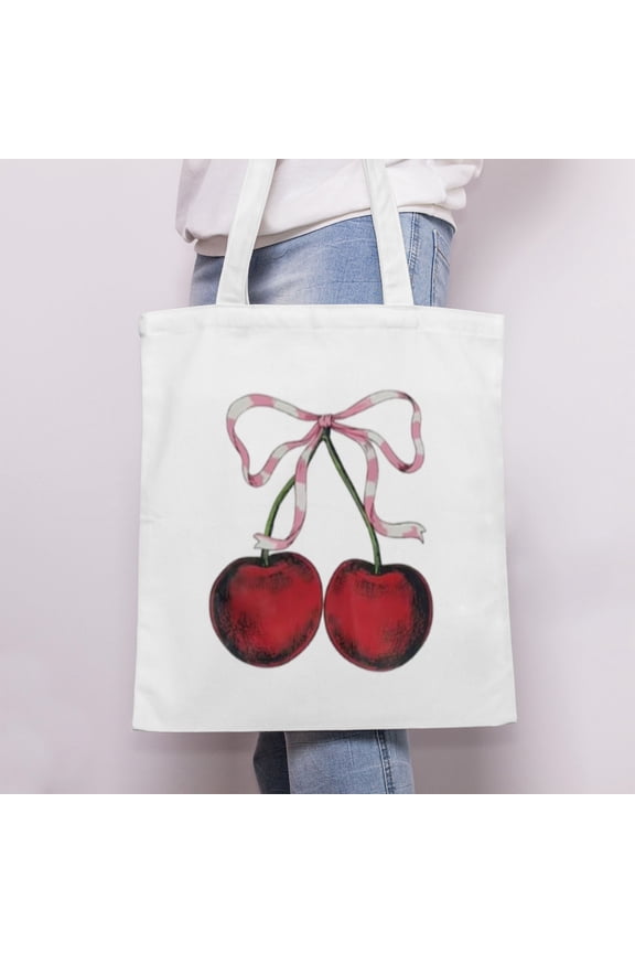 Simple pattern Customizable Eco-Friendly Canvas Tote Bag – Reusable Large Shoulder Bag for Shopping, Travel & Daily Use 13.8*15.7in/35*40cm