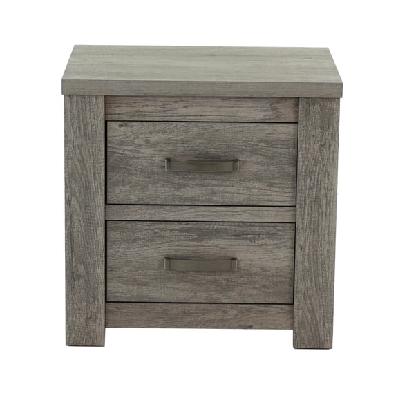 Simple rustic aesthetic - 2 drawers for belongings - Bedroom furniture - Provide lamp placement area