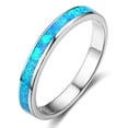 thumbnail image 1 of Simple single-circle opal ring, 1 of 7
