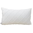 thumbnail image 1 of Simple solid color rectangular pillowcase with striped pattern, 1 of 6