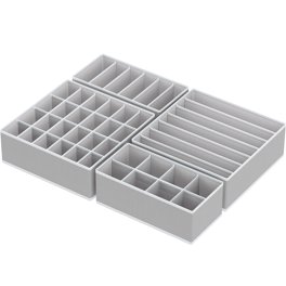  HELLWANG Honeycomb Drawer Organizer, 16Pcs Drawer Organizer for  Socks, Underwear, Makeup, Kitchen, Bedroom, Dresser (White)… : Home &  Kitchen