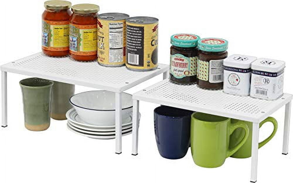 SimpleHouseware Expandable Stackable Kitchen and Counter Shelf