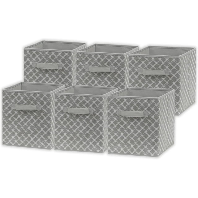 Simple Houseware Foldable Storage Bins Cubes Organizer, 6 Pack