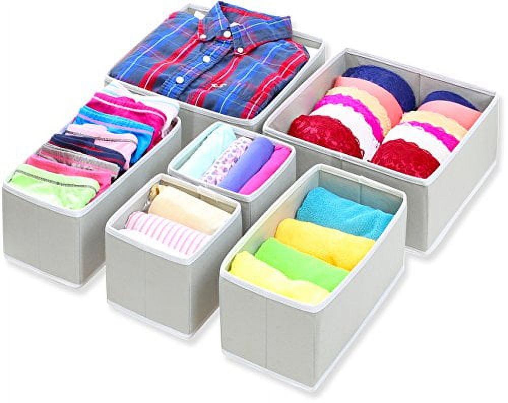 QianDanS 6 Pack Mini Storage Boxes Plastic Storage Box Organiser Boxes with  Lid Small Storage Bin Boxes for Storing Paper Clips Staples Beads Earrings
