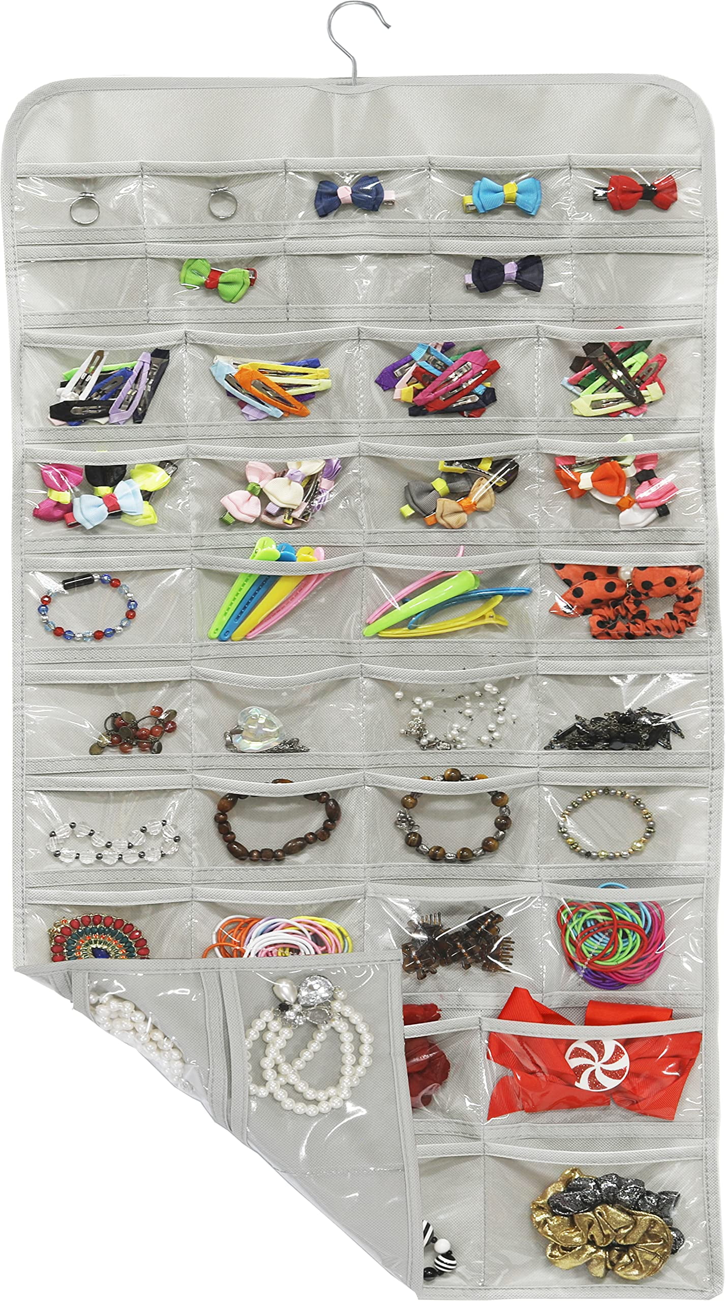 Wall Hanging Pin Organizer Felt Brooch Storage Bag with 96 Pin