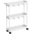 SimpleHouseware Kitchen Cart Storage 3Tier Slim/Super Narrow Shelves