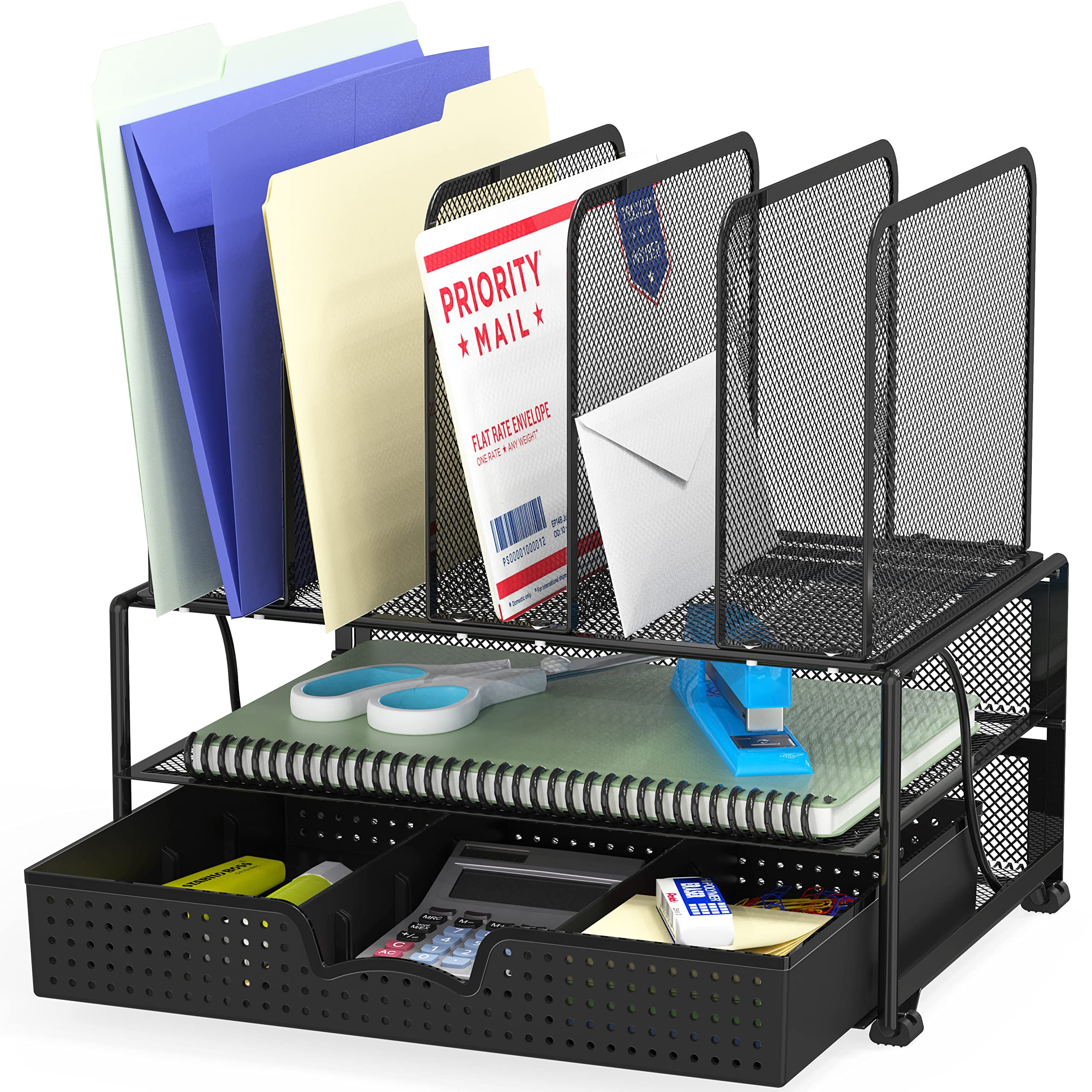 https://i5.walmartimages.com/seo/SimpleHouseware-Mesh-Desk-Organizer-with-Sliding-Drawer-Double-Tray-and-5-Upright-Sections-Black_f46b7018-8930-4aa2-8614-bd123fdd9a04.3acd634d5399c49a9e63b715ddf02f31.jpeg