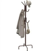 SimpleHouseware Standing Coat and Hat Hanger Organizer Rack, Bronze