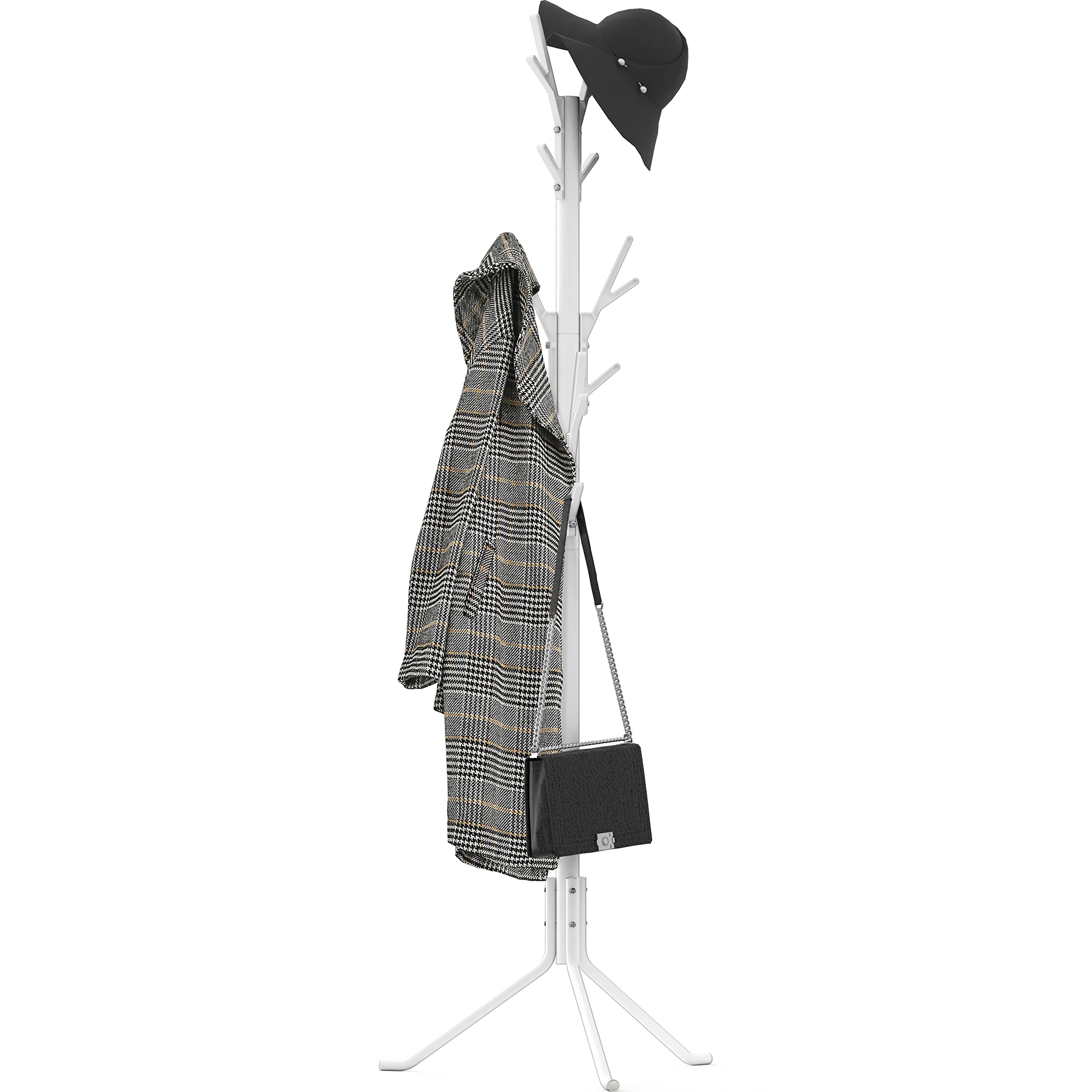 SimpleHouseware Standing Coat and Hat Hanger Organizer Tree Shaped Rack