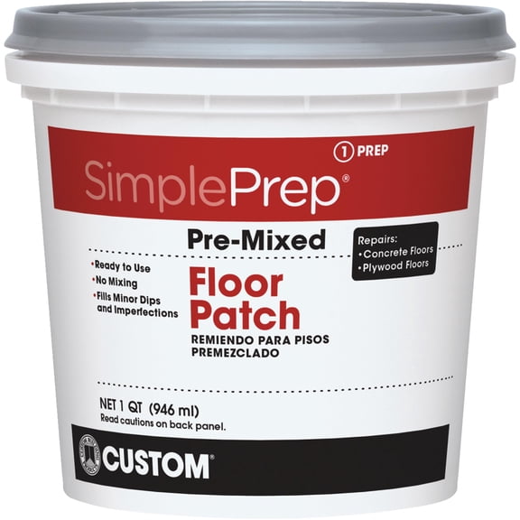 SimplePrep Pre-Mixed Floor Patch Gray 1 Qt.
