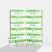 Simpleaf Flushable Single Pack Wet Wipes | Eco- Friendly, Paraben & Alcohol Free | Hypoallergenic & Safe for Sensitive Skin | Aloe Vera | Travel Size | 6 pack -180 Count - Bundle and Save
