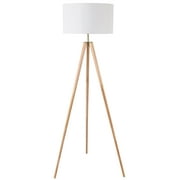 Simplee Adesso 60.5" Triple Floor Lamp, White Linen Shade, Modern, Adult Use