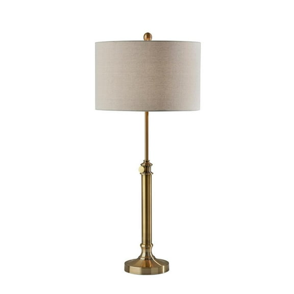 Simplee Adesso Adjustable Brass Barton Table Lamp