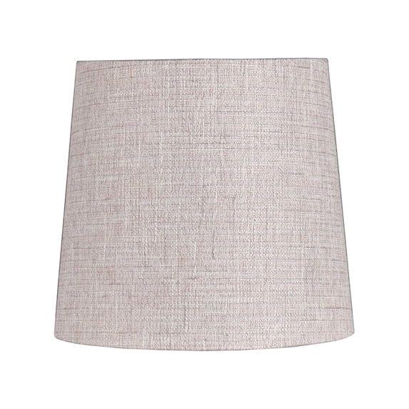 Simplee Adesso Beige Fabric Uno Lamp Shade, 11"H x 12"D, Transitional, Adult Office Or Dorm Room Use