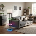 thumbnail image 1 of Simplee Adesso Keely 56.83" Pull Chain & Lotus App Color Changing 3-Shelf Floor Lamp, 1 of 20