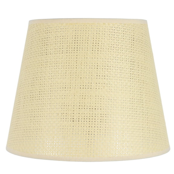 Simplee Adesso Rattan Paper Uno Lamp Shade, 11"H x 14"D, Transitional, Adult Office, Dorm Room