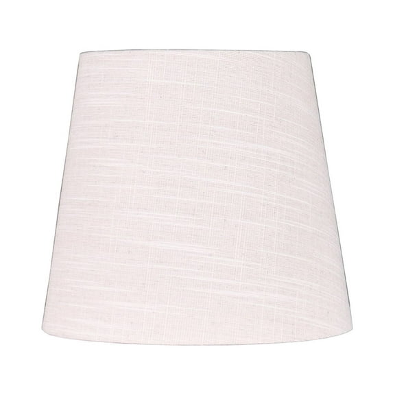 Simplee Adesso Taupe Fabric Uno Drum Lamp Shade, 8.5"H x 9.5"D, Adult Use, Dorm Room Use
