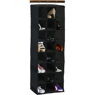 Shoe Storage Rack With Fabric Pockets 6/12/18/24 Pockets For - Temu