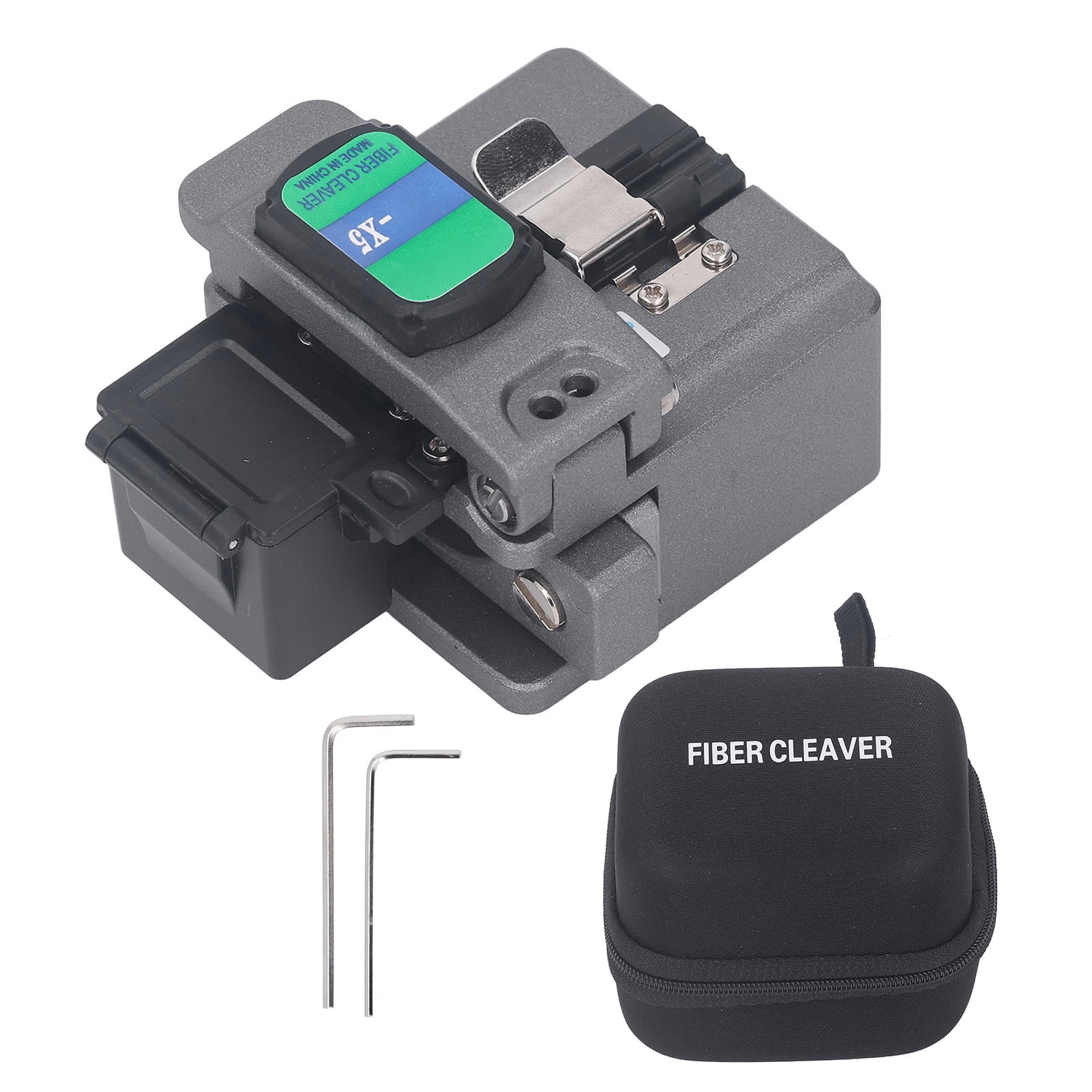 Simpler Cutting Using Incisive Metal Blade, the Fiber Cleaver Has 0.5