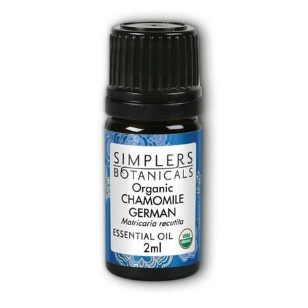 Simplers Botanicals - Organic Chamomile German Essential Oil - 0.07 oz.
