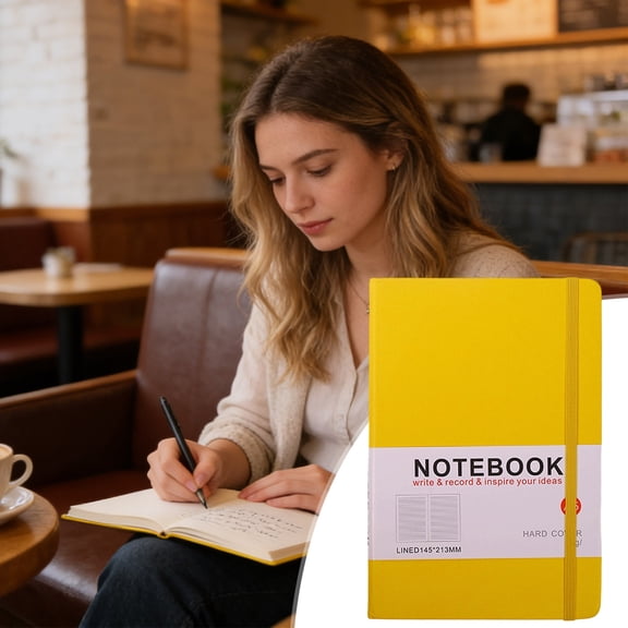 Simples Solid-Color Notebook Student Office Thick Pad Durable Construction Ample Writing Space Versatile Usage Quality Stationery Gift for Students Professionals Daily Journal