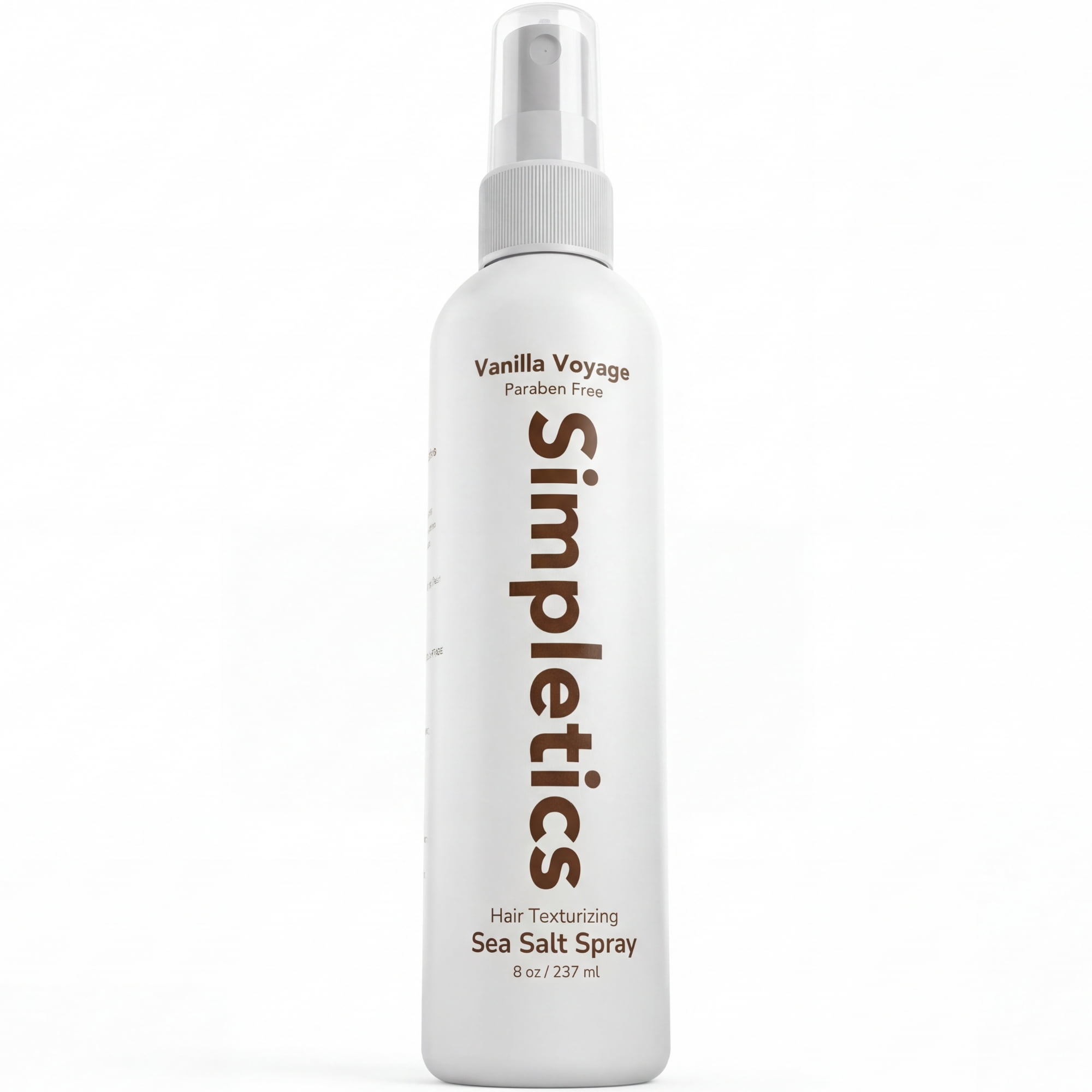 Simpletics Himalayan Sea Salt Spray for Hair - All Natural, 5 Ingredient Texturizing and Volumizing Salt Spray - Vanilla Scented - Beach Look Spray To Add Volume & Texture - Unisex - 240ml…