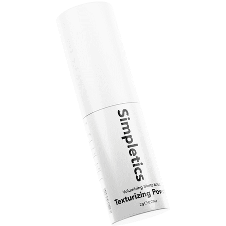 Simpletics Texturizing Powder for Volume & Texture, Lightweight Formula with Silica Silylate & Tapioca Starch, Matte Finish, Natural & Free from Harsh Chemicals Hair Care