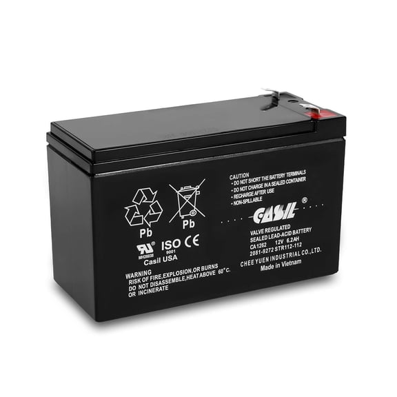 Simplex 2081-9272 Fire Alarm Control Panel Replacement Battery 12V 6.2AH CA1262