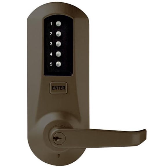 Simplex 5010BWL-744 Pushbutton Lever Lock with Best Core Override - Oil-RUbbed Bronze
