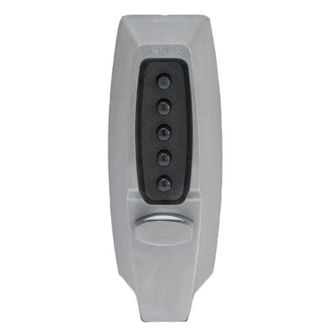 Simplex 7104-SV Pushbutton Keyless Latch Lock - Silver Vein - Walmart.com