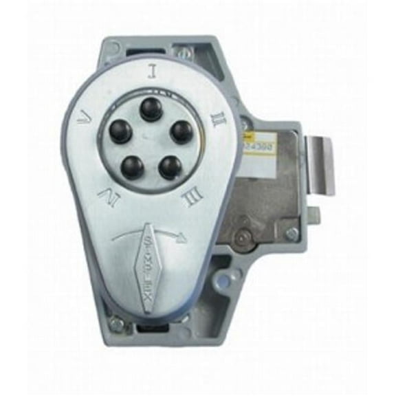 Simplex 9190000-26D Keyless Spring Latch Lock - Satin Chrome