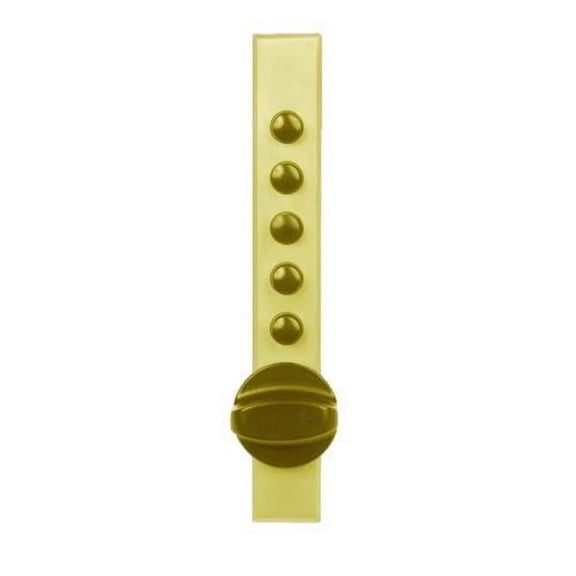 Simplex 9621C21-03 Cabinet Lock with Spring Loaded Latch Bolt for Wood Applications - Bright Brass