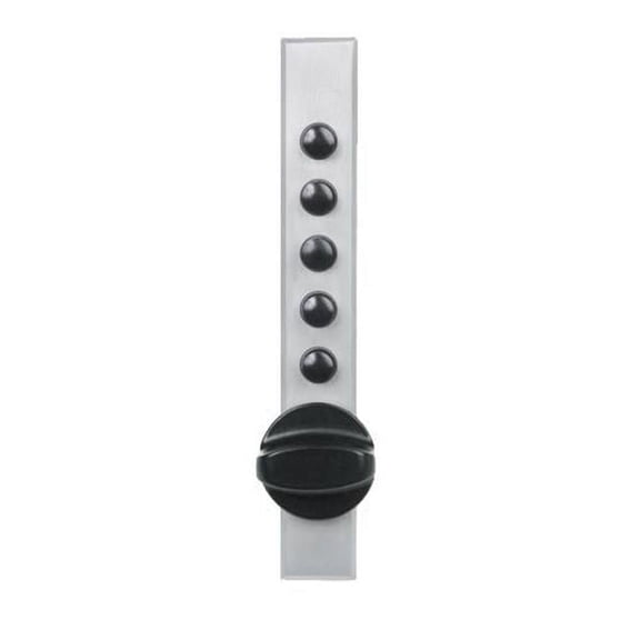 Simplex 9621C22-26D Cabinet Lock with Spring Loaded Latch Bolt & Key Override for Wood Applications - Satin Chrome