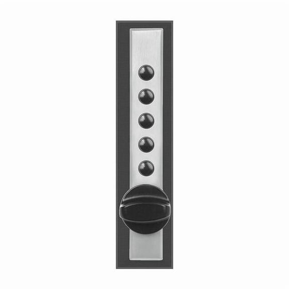 Mechanical Lock,Satin Chrome,5 Button C960226D41