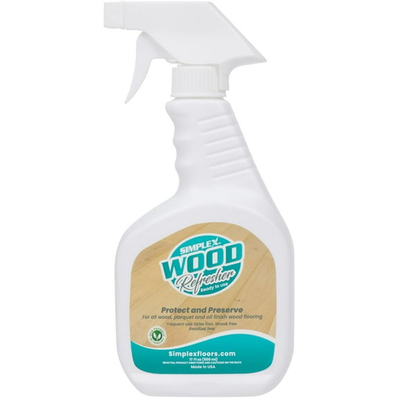 Simplex Floors Wood Floor Refresher | Made in the USA | Kid & Pet Safe | 17 fl.oz