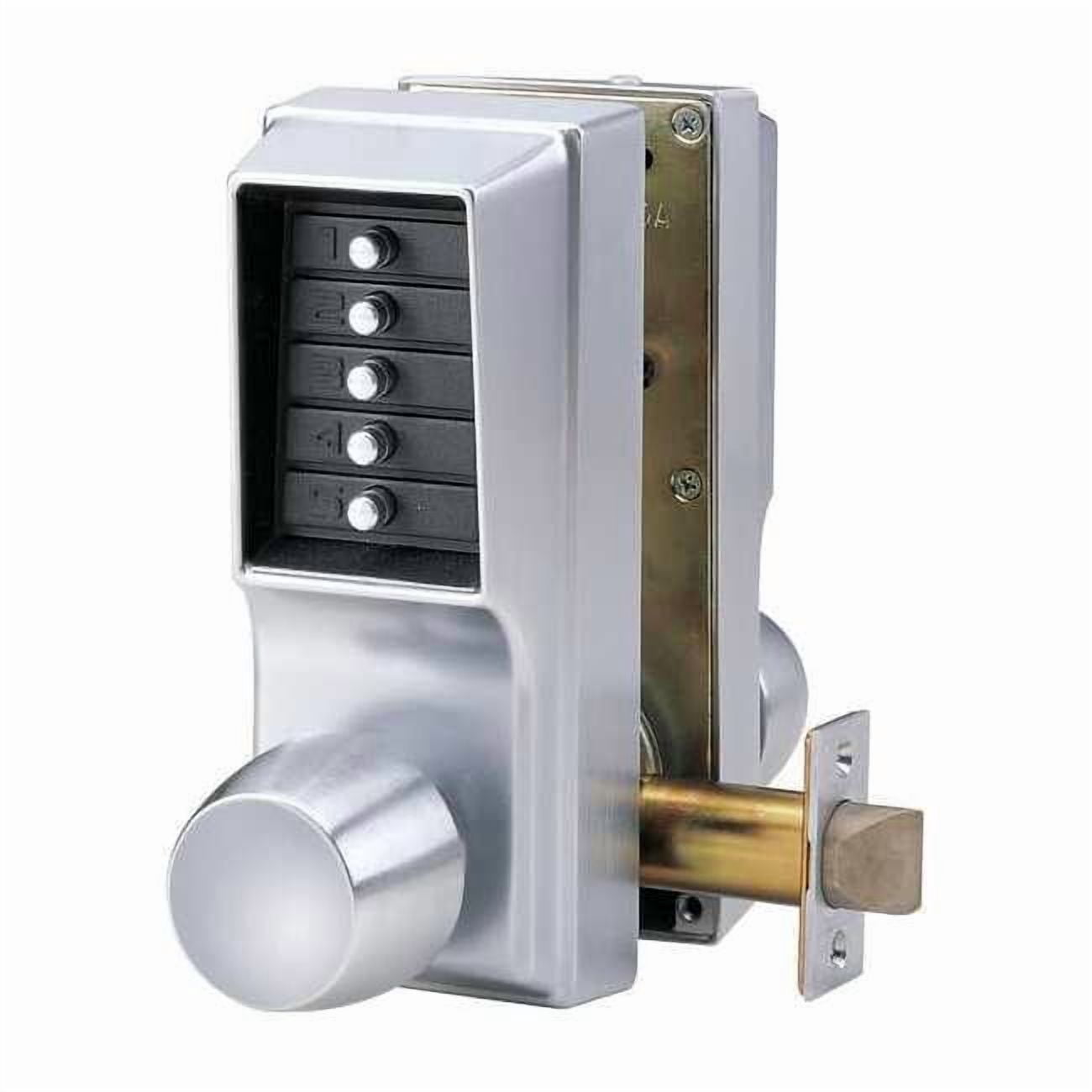 Small Button Lock Simplex Push Button Lock,Entry and Egress,Chrome EE11/1126D41 - Walmart.com