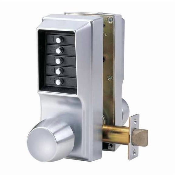 Simplex Push Button Lock,Entry and Egress,Chrome EE11/1126D41