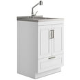 thumbnail image 1 of Simpli Home Cardinal All-in-One 24-inch Utility Sink & Cabinet, 1 of 11