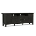 thumbnail image 1 of Redmond 72 inch Wide Solid Wood TV Stand in Hickory Brown For TVs up to 80 inches, 1 of 14