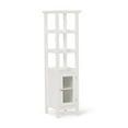 thumbnail image 1 of Simpli Home Acadian Bath Storage Tower Bath Cabinet in White, 1 of 6