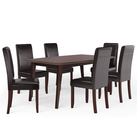 Simpli Home Acadian / Draper 7-Piece Dining Set