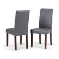 thumbnail image 1 of Simpli Home Acadian Parson Dining Chair (Set of 2) in Stone Grey, 1 of 11