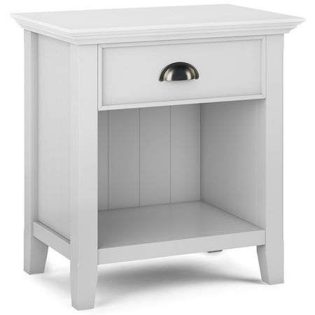 Simpli Home - Acadian Bedside Table - White