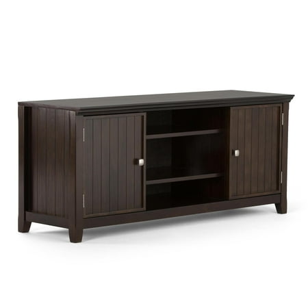 Simpli Home - Acadian TV Cabinet for Most TVs Up to 60" - Tobacco Brown