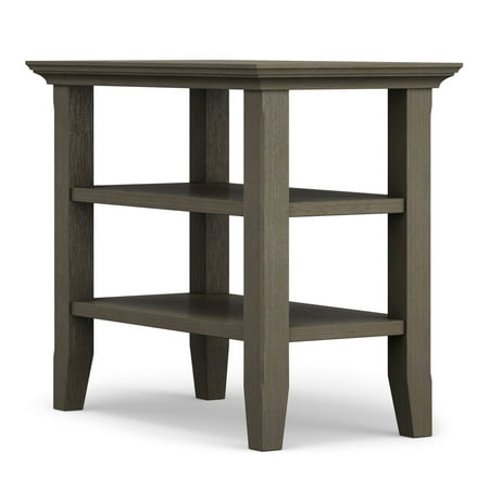 Simpli Home - Acadian Narrow Side Table - Farmhouse Grey