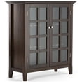 thumbnail image 1 of Acadian 39 inch Wide Solid Wood Transitional Storage Cabinet in Brunette Brown, 1 of 9