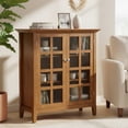 thumbnail image 1 of Acadian 39" WiD Solid Wood Transitional Storage Cabinet in Golden Brown, 1 of 6