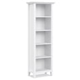 thumbnail image 1 of Simpli Home Amherst 24 inch Wide Solid Wood Transitional 5 Shelf Bookcase in White, 1 of 12