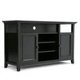 thumbnail image 1 of Amherst 54 inch Wide Solid Wood TV Stand in Black For TVs up to 60 inches, 1 of 3
